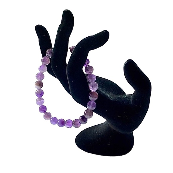 AMETHYST Beaded Bracelet - Picture 1 of 5